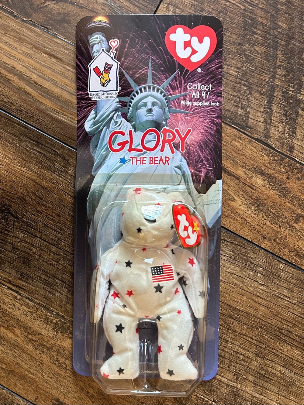 TY McDonalds Beanie Baby Erin Maple Britannia Glory the Bear 1999 SET OF 4 - Picture 2 of 16